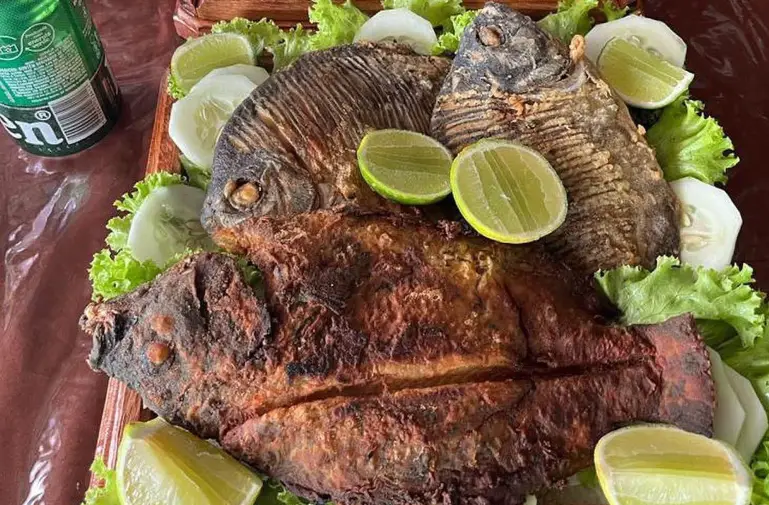 Repas pêche  au Brésil