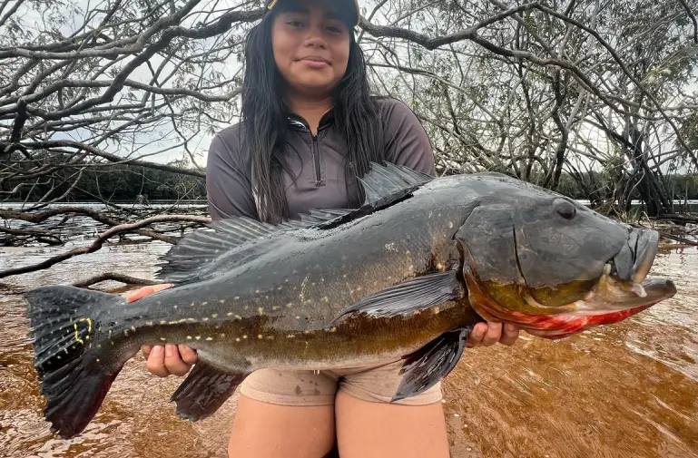 Poisson géant de Colombie, voyage de pêche peacock bass